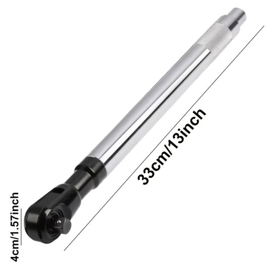 Impact Wrench Extension 1/2" Offset Ratchet Extender - 3-in-1 Heavy Duty Electric Drill Adapter for Confined Spaces Auto Repair with Socket Adapters