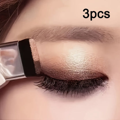 Duo Eyeshadow Palette Set 3 Pack — 2-Color Matte & Shimmer Blendable Eye Makeup with Applicator Brush, Smudge-Proof Long-Lasting Formula for Daily Wear Party Glam Gift for Women