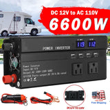 The power consumption is 6600 watts.