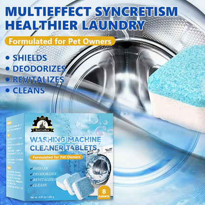 Washing Machine Cleaner, Tablets Deep Cleaning Descaler for HE Front Loader Top Load Washer for Entryways