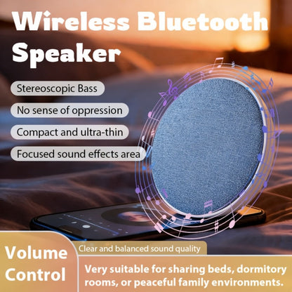 Bone Conduction Pillow Speaker Sleep Headphones Ultra-Thin 11mm Wireless Bluetooth White Noise Machine Bass Stereo TF Card Auto Shut-Off Timer for Side Sleepers Insomnia Relief Relaxation Gift