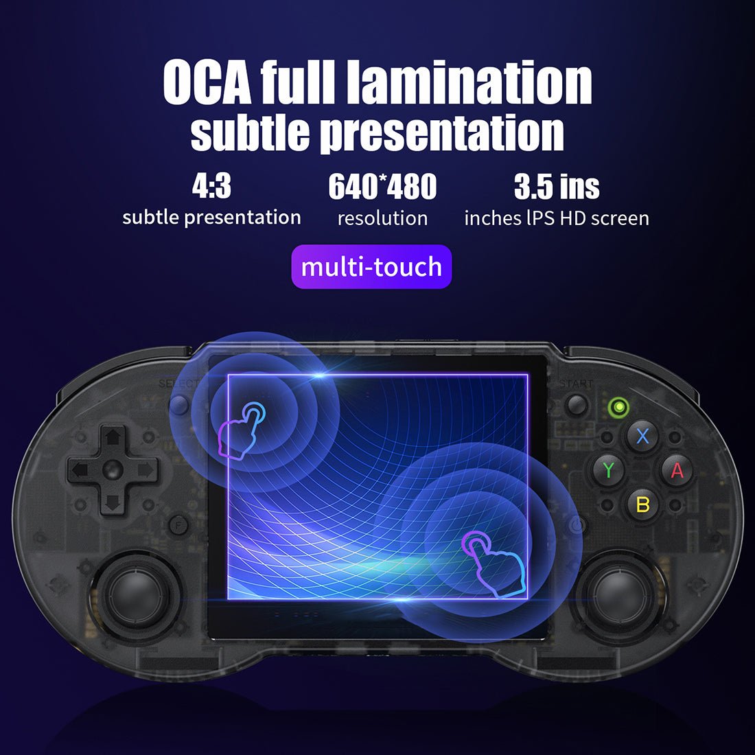 Handheld Game Console Anbernic RG353P with 3.5-inch IPS OCA Full-Lamination, Multi-Touch, 16GB+64GB Options, 3500mAh Battery, Android 11