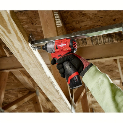 ELECMAPS Cordless Brushless Impact Driver 1/4 Inch – Compact Portable Power Tool for Tight Spaces | Great Gift for Men