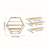 Three-layer hexagon