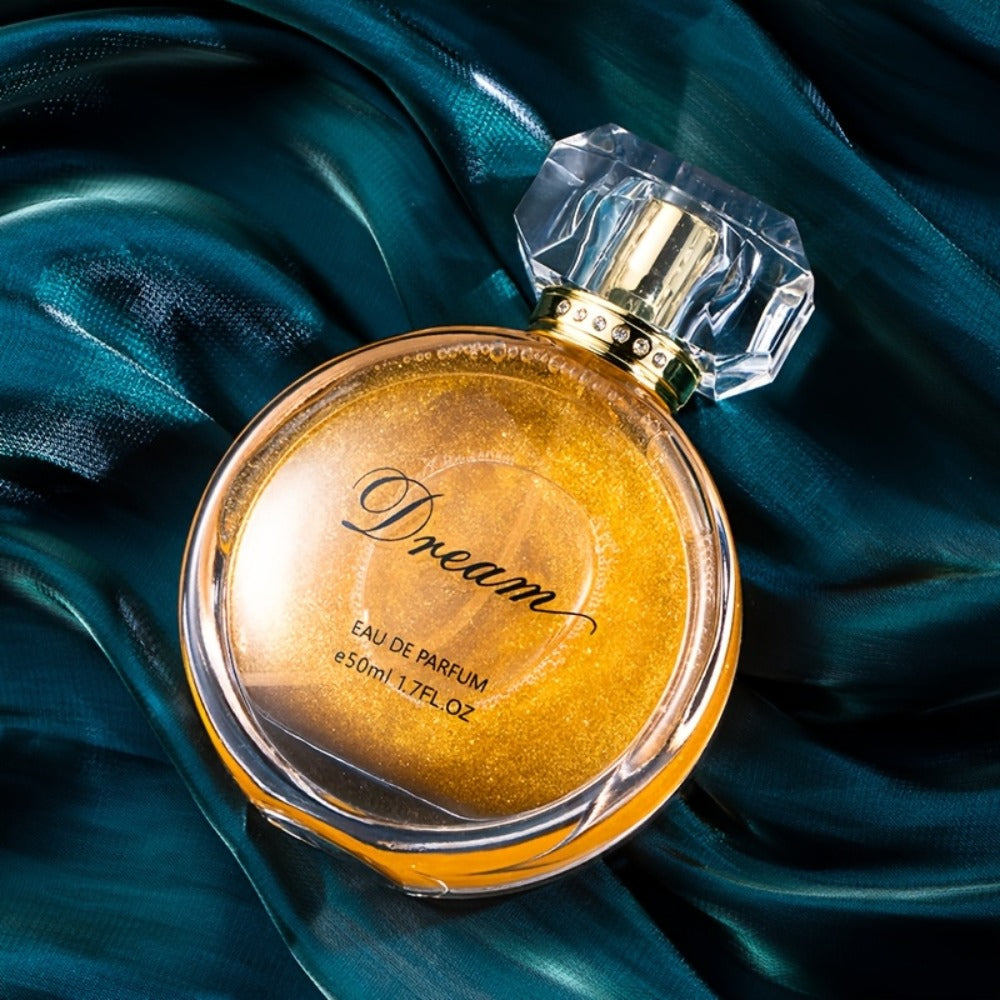 Perfume for Women in 1.7 oz Golden Floral Bottle with Rose Accent and Formaldehyde-Free EDP Formula