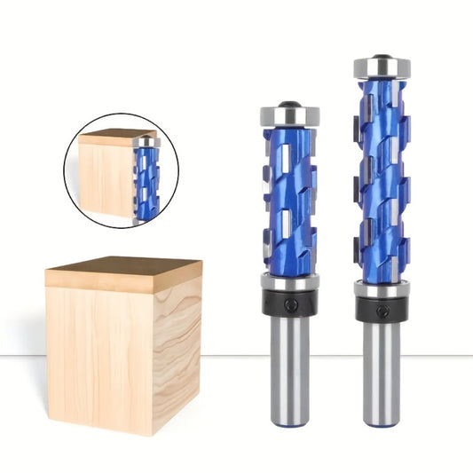 Carbide Flush Trim Router Bit 1/2" Shank - Double Bearing Design, Precision Woodworking Template Trimming Bit, CNC Router Cutter for Wood, Plywood & Laminate, 45mm & 65mm Options