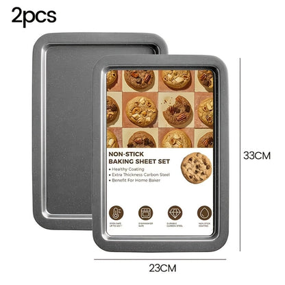 Mixed-Color Bakeware Set with 2–18 Pieces, Cake and Muffin Pans, Trays, Racks and Tools Pictured