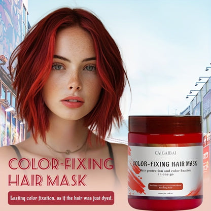 CACAGIBA 300ml Color-Depositing Hair Mask in Screw-Top Jar with Red, Purple or Gray Options