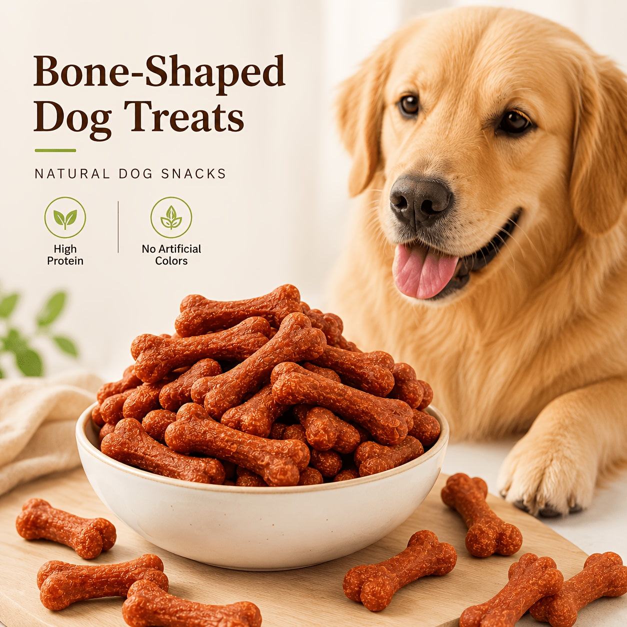 Dog Treats Chicken and Rice Dumbbell-Shaped Bites with Multipack and Two Flavor-Label Options