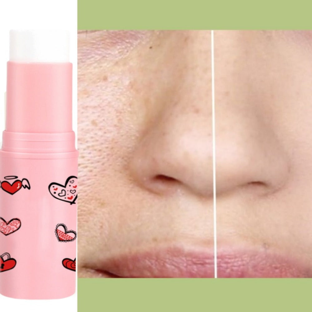 Two-Piece Matte Foundation Stick Set with Full-Coverage Formula for Oily or Combination Skin