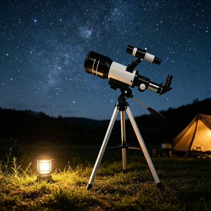 F30070 Refractor Telescope Kit with 13.6-Inch Tube, 20.9-Inch Tripod and Phone Adapter Pictured
