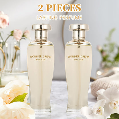 Women's Perfume Spray 100ml - Long Lasting White Musk Sandalwood Vanilla Fragrance | Warm Floral EDP for Dating Daily Wear Parties Gift for Her 3.4oz 1-2pcs
