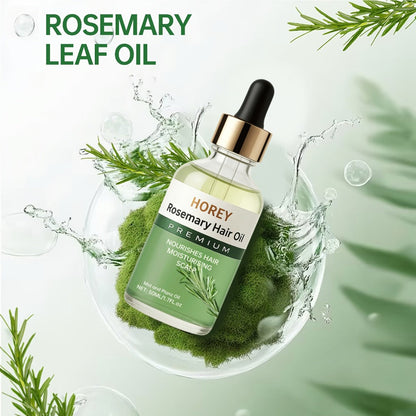 Rosemary Hair and Scalp Oil in One- or Two-Bottle 50ml Options with Batana and Castor Seed Oil Labels