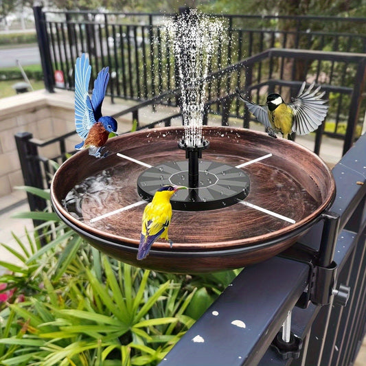 Outdoor Fountain Solar Powered – Bird Attractor Garden Pond Courtyard