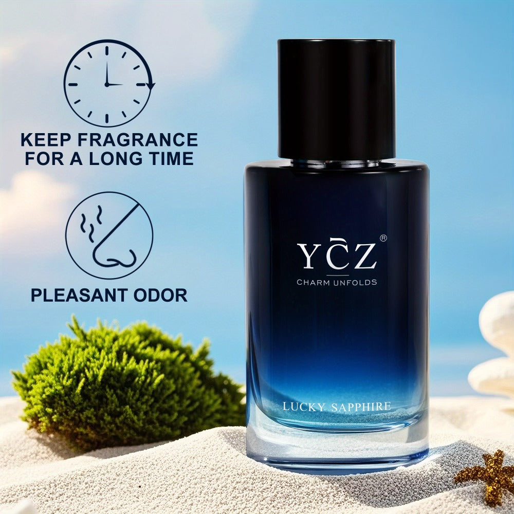 Eau de Toilette for Men, YCZ Barbarism Cologne Spray, Natural Masculine Woody Fresh Scent, 3.4 fl oz 100ml Perfume Gift for Him