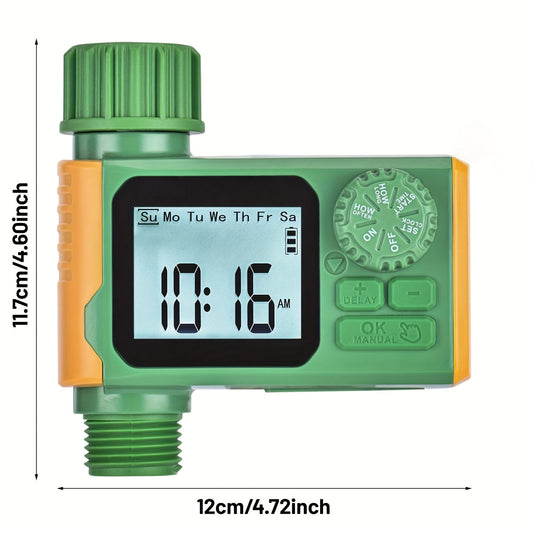 Garden Irrigation Timer Automatic Watering Controller for Lawn Farm Drip System