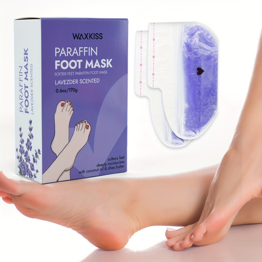 Paraffin Wax Hand & Foot Mask Deep Moisturizing Beauty Treatment – Smooth Soft Skin, Pink Grapefruit & Lavender Scents, Long-Lasting Stone Wax Formula, Home Spa Gift Set for Women