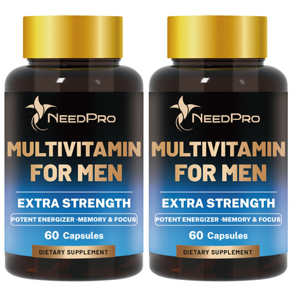 Dietary Supplement Men’s Multivitamin Capsules with Vitamins A, C, D, B6, B12, Zinc, Biotin and Folate