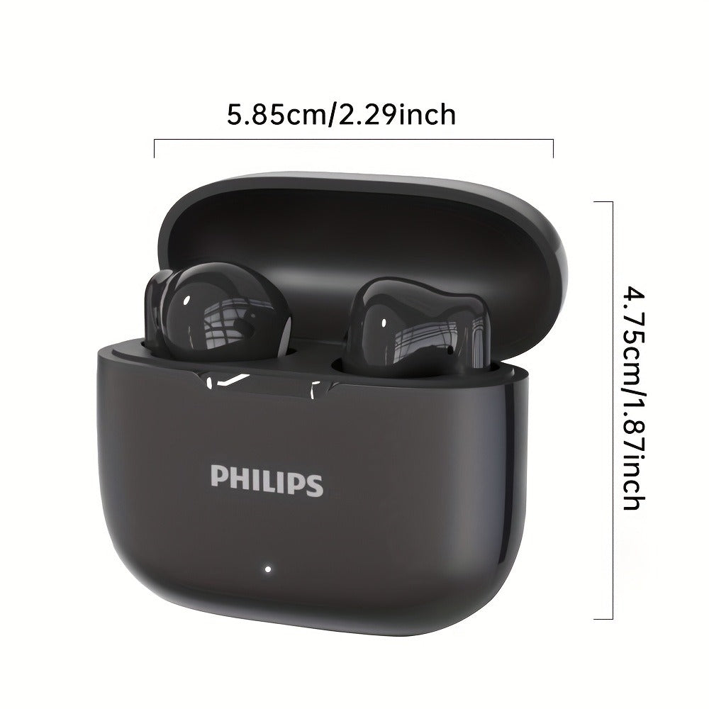 Wireless Earbuds Philips TAT1220 Bluetooth 6.0 with ANC, 360° Sound, Touch and Type-C in Two Colors