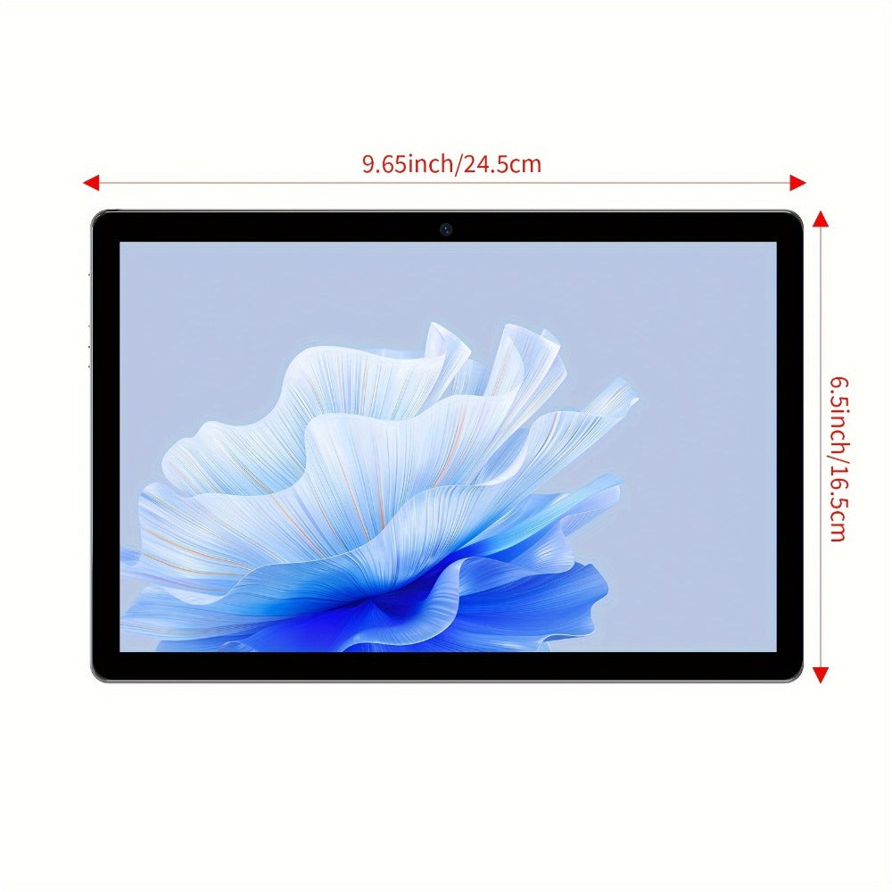 10 Inch Android 13 Tablet with GPS – 2GB RAM 32GB ROM 256GB Expandable, Quad-Core, 6000mAh Battery, IPS HD Screen, FM, GMS Certified, WiFi Tablet Computer Black Blue