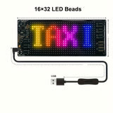 Black 16x32 LED-6.81x2.76 Inches