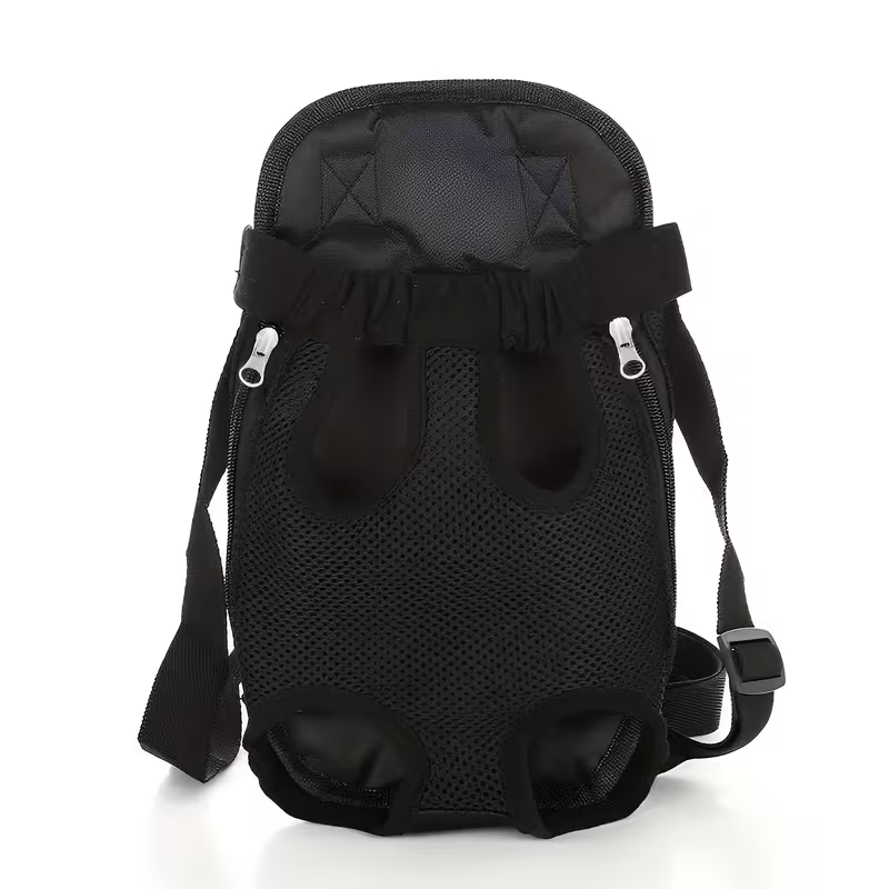 Dog Front Chest Carrier Backpack | Pet Carrying Bag for Small Dogs & Cats, Hands-Free Travel Hiking Cycling Outdoor Bag with Adjustable Straps, Breathable Mesh, Multi-Color & Multi-Size Options