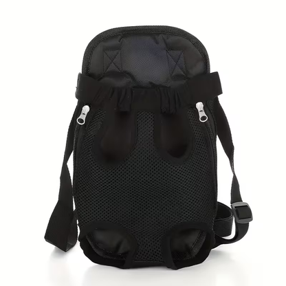 Dog Front Chest Carrier Backpack | Pet Carrying Bag for Small Dogs & Cats, Hands-Free Travel Hiking Cycling Outdoor Bag with Adjustable Straps, Breathable Mesh, Multi-Color & Multi-Size Options