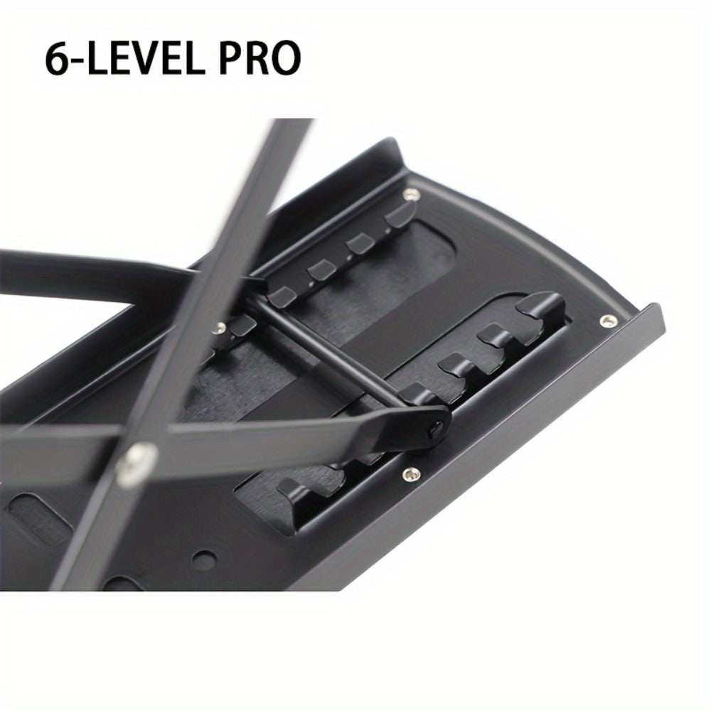 Adjustable Pedicure Footrest with Four-Level or Six-Level Scissor Stand and Textured Black Top Platform