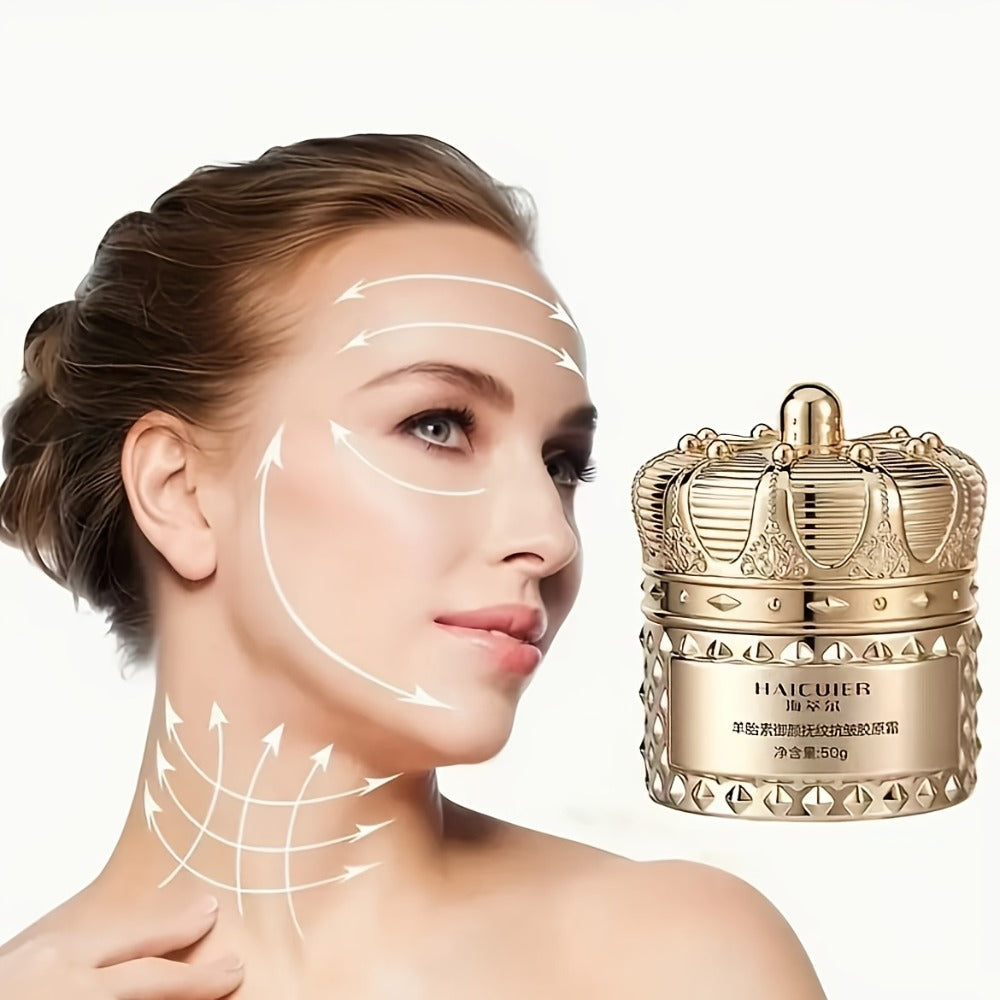 Face Cream Sheep Placenta Extract and Collagen Formula in a 50g Jar for Morning and Night Use