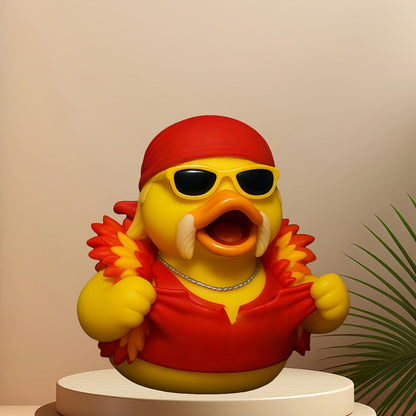Resin Duck Figurine Decorative Statue - Holiday Themed Ornament for Halloween, Christmas, Day of the Dead & More - Cute Duck Sculpture Home Decor & Gift Idea