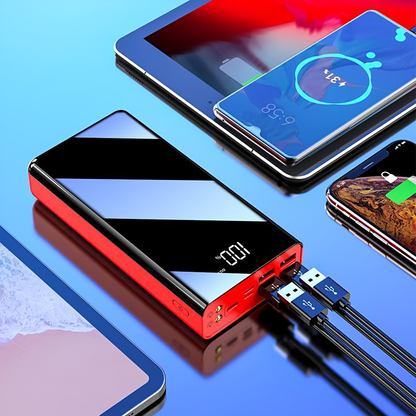 Power Bank 100000mAh 22.5W Super Fast Charging Two-Way USB-C Digital Display Large Capacity Portable Charger for Travel Camping Outdoor Emergency Backup