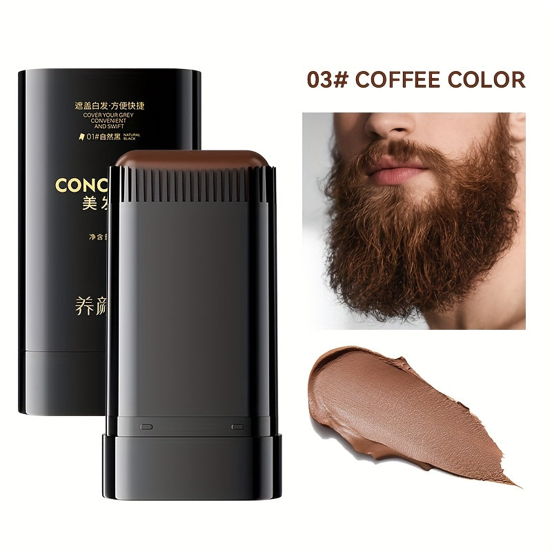 Instant Gray Root Concealer Hair Color Stick with Comb Applicator in Five Shade Options for Daily Use