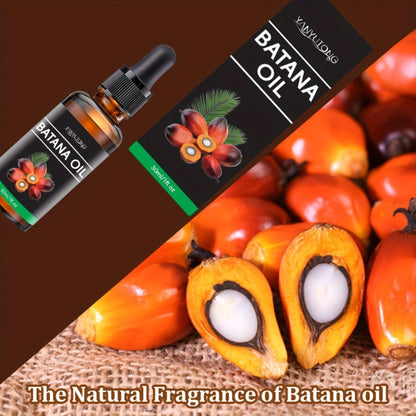Batana Oil Hair Treatment Leave-In Essence 30ml - Plant Extract Deep Moisturizing Scalp Care, Lasting Fragrance, Frizz Control, All Hair