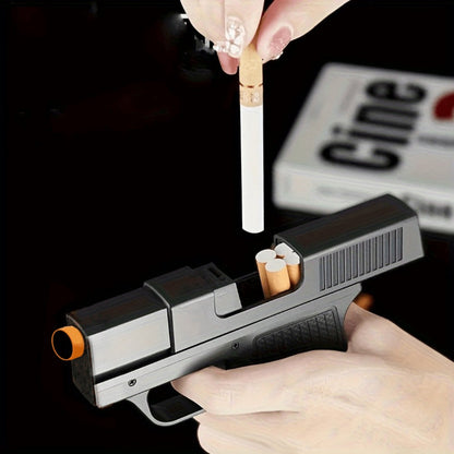 Blue Flame Torch Lighter with Adjustable Flame, Windproof Butane Cigar Lighter for BBQ Outdoor Survival Kitchen