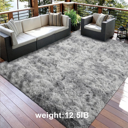 Fluffy Indoor Area Rug in Five Colors and Six Size Options for Living Room, Bedroom, Kitchen or Bathroom