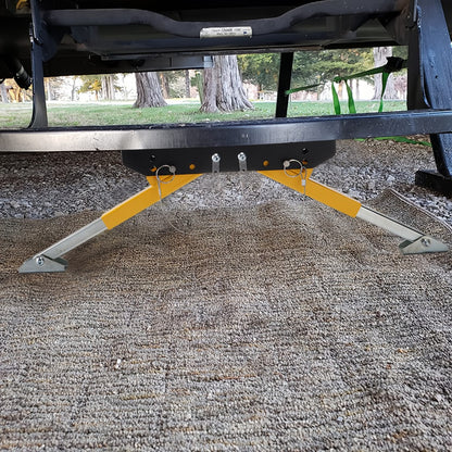 RV Step Stabilizer Kit – Adjustable Foldable Ladder Support for 5th Wheel, Travel Trailer & Motorhome, Eliminates Bounce, Protects Entry Steps, Easy 15-Min Install