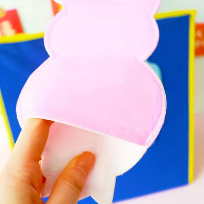 Elephant and Piggie Hand Puppets Plush Stuffed Animal Props for Storytelling, Classroom Teaching & Role Play, Interactive Read-Aloud Toy for Kids Toddlers, Birthday Gift – Pink Animal & Baby Elephant