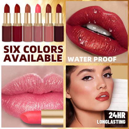 Cream Lipstick Set 6 Colors Long-Lasting Moisturizing – Smooth Creamy Finish Lip Color for All Skin Tones Everyday Party Holiday Makeup Gift for Women
