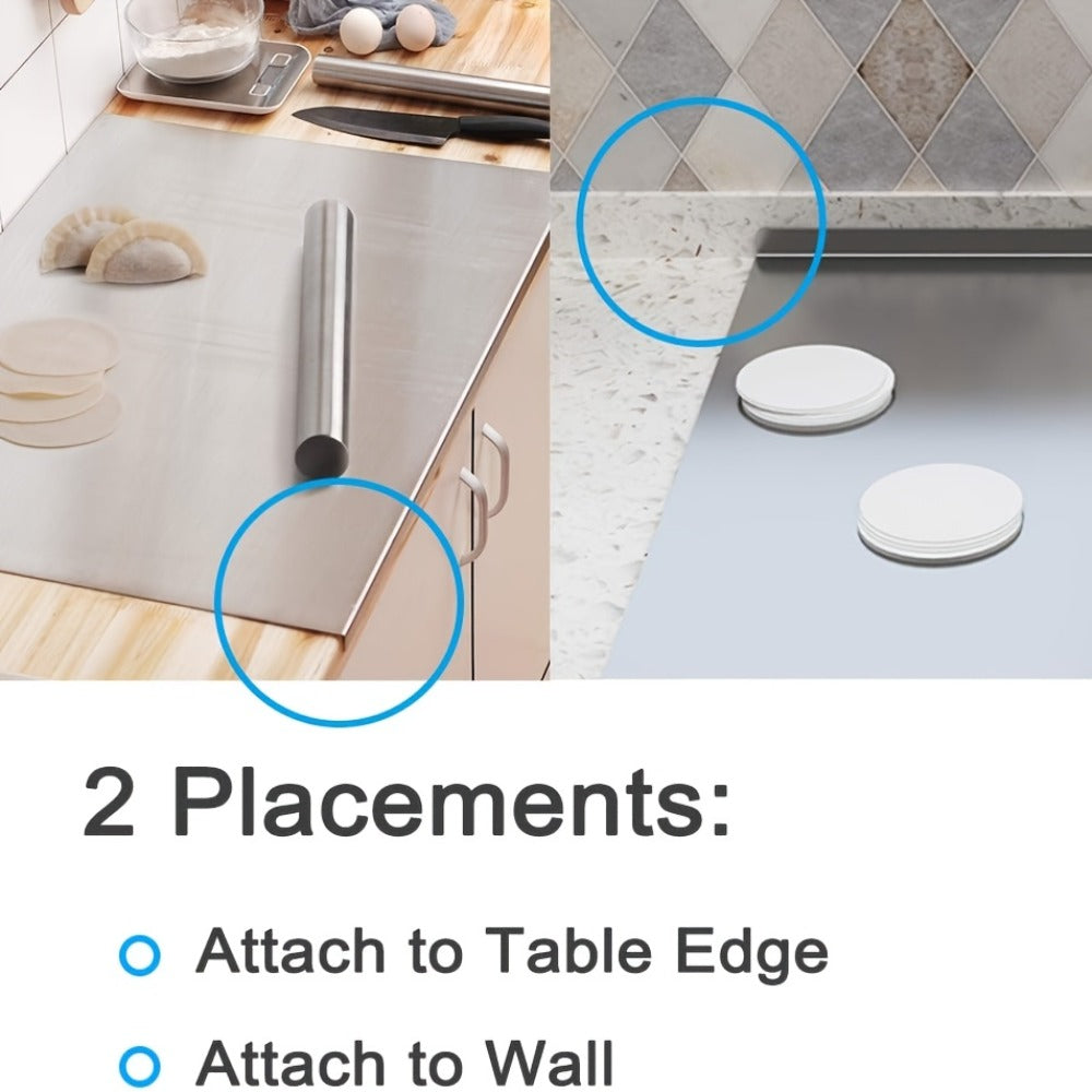 Stainless Steel Cutting Board Extra Large 27.5"×19.7" Double-Sided 304 Steel Board for Home & Commercial Kitchen - Countertop Protector Breadboard Easy Clean Durable