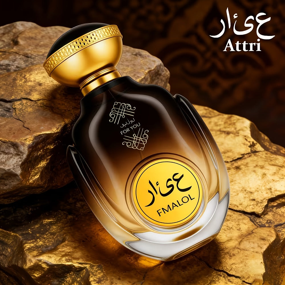 Eau de Parfum Dubai Luxury for Men in Black Arabic-Art Gift Box with Oud Source Family for Daily Wear