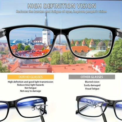 Reading Glasses – Twelve-Pair Blue-Light Reader Bulk Set with Anti-Glare Lens Feature for Home and Office