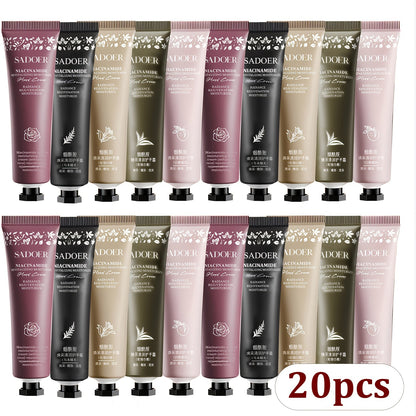 Travel Size Hand Cream Set 10 20 30pcs Scented Moisturizing Lotion — Deep Hydration for Dry Cracked Hands & Body, Nourishing Portable Mini Hand Lotion Gift Set for Women Men Fall Winter Holiday