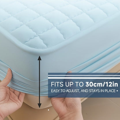 Fitted Mattress Protector with Deep Pocket in Twin, Full, Queen and King Sizes and Multiple Colors