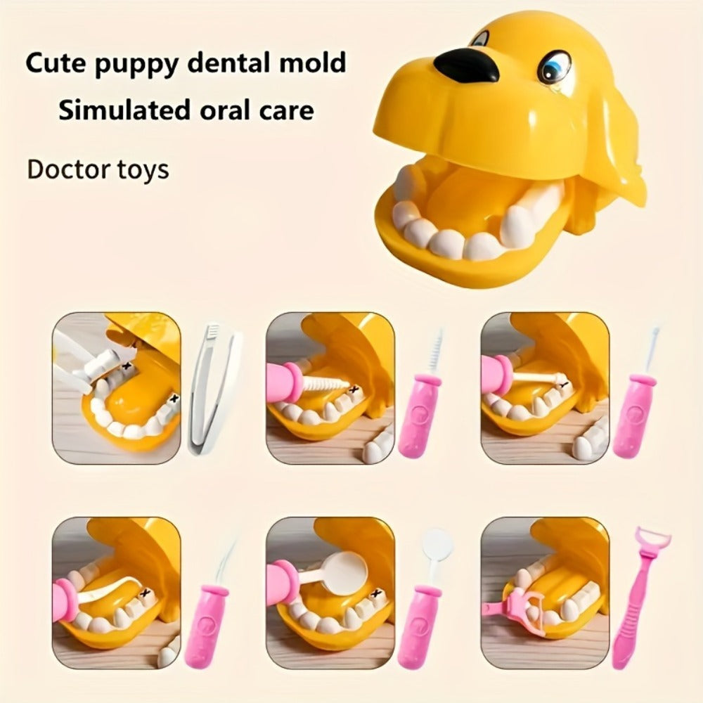 Pink Doctor Pretend Play Toy Set 40pcs for Girls, Simulation Nurse Kit with Stethoscope Injection Dental Tools