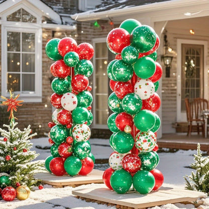 Balloon Column Stand Set of 2 with Pump – Adjustable 1.57–7 ft Telescopic Party Decoration Stand for Weddings, Birthdays & Graduations