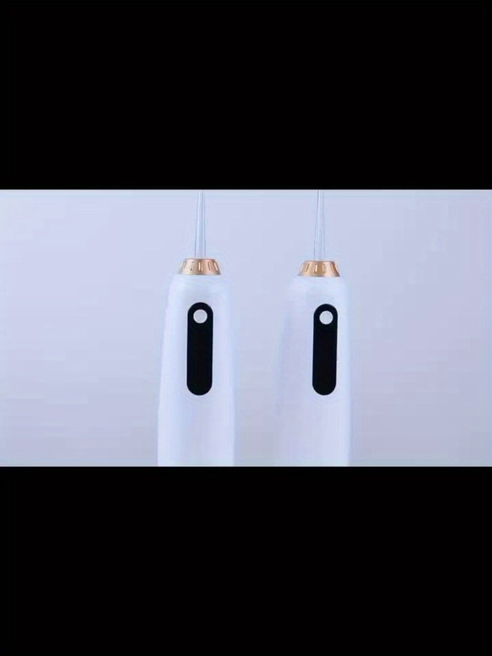 USB Rechargeable Electric Toothbrush and Water Flosser Set with Three Modes, Four Heads and Four Nozzles