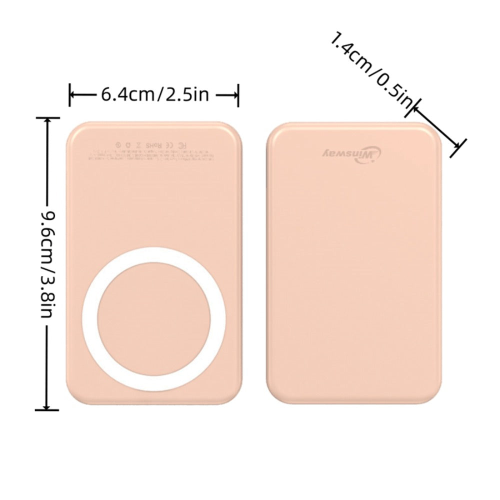 Magnetic Power Bank 5000mAh Mini Wireless Charging PD & QC 3.0 Fast Charge Colorful Portable Charger for iPhone 17 16 15 14 13 MagSafe Compatible