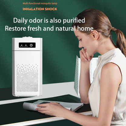 Portable Negative Ion Air Purifier with HEPA Filter, USB Powered Desktop Air Cleaner Removes Odors Dust Smoke Pollen, 51-150 m³/h Airflow, Compact Air Purifier for Bedroom Office Car Travel