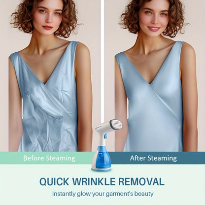 1500W Handheld Garment Steamer with 280ml Tank, 30-Second Heat-Up and One- or Three-Accessory Bundles