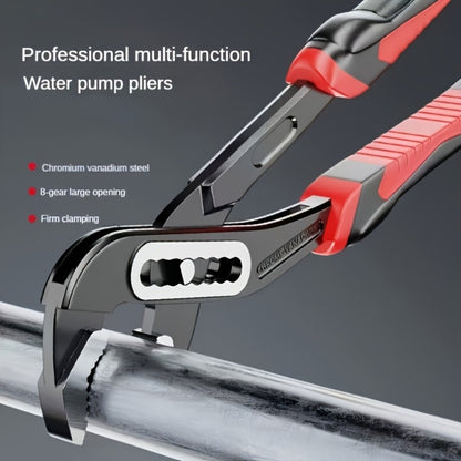Water Pump Pliers Adjustable Heavy Duty Wrench 8" 10" 12" – Large Opening Quick Adjust, Multi-Grip Channel Lock Tool for Pipeline, Plumbing, Bathroom & Car Maintenance
